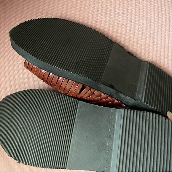 Brown Leather Men's Sandals - Picture 2 of 6